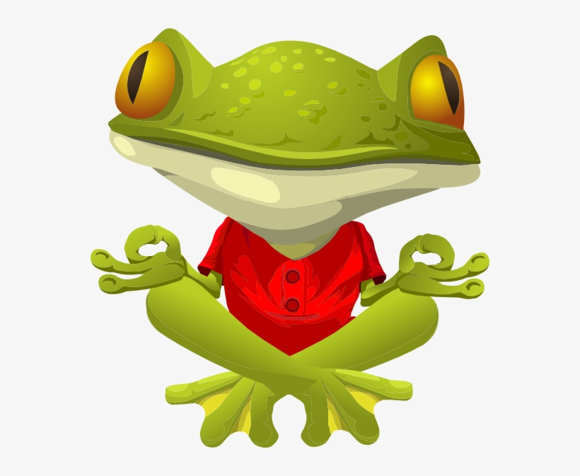 How To Set Use Yoga Frog Clipart, transparent png download