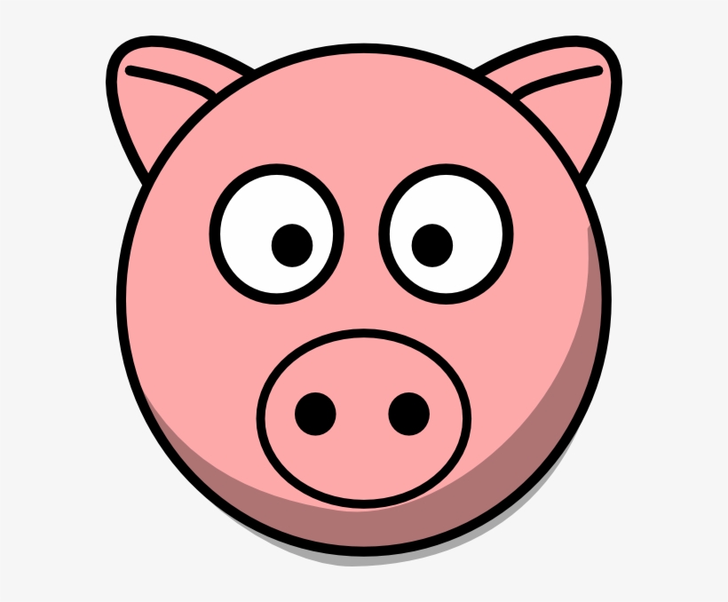 Small - Pig Head Clipart, transparent png download