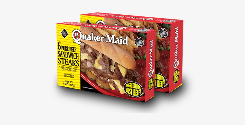 Quaker Maid Pure Beef Sandwich Steaks - 7 Steaks, 12.25, transparent png download