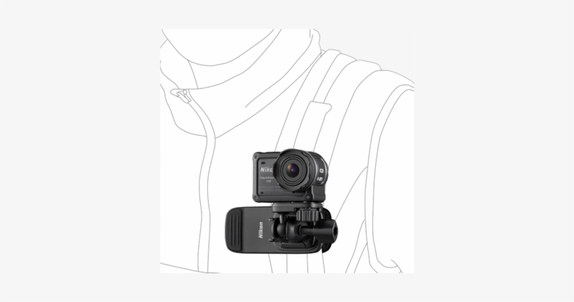 Nikon Keymission Aa-10 Backpack Mount Clip - Nikon Backpack Mount Clip Aa 10, transparent png download