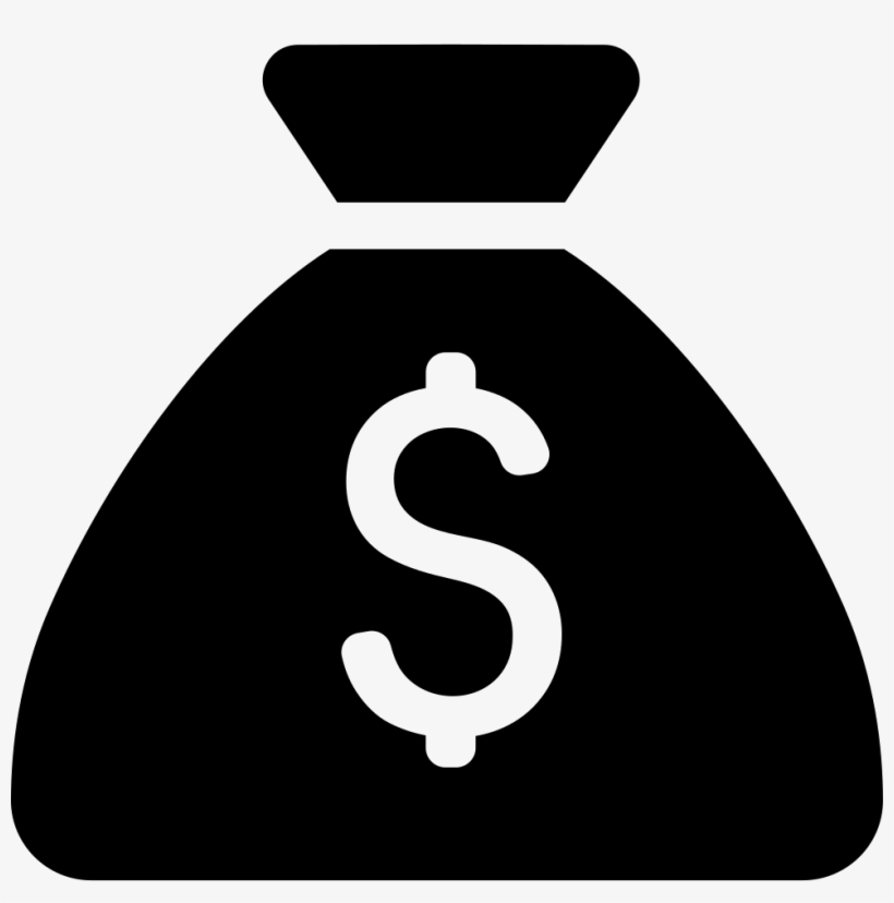 Bag Of Money With Dollar Sign Comments - Icon Dollar Sign, transparent png download