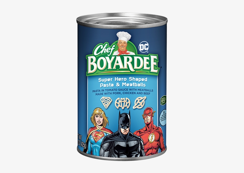 Super Hero Shapes With Meatballs Can - Chef Boyardee Chili Mac - 15 Oz Can, transparent png download