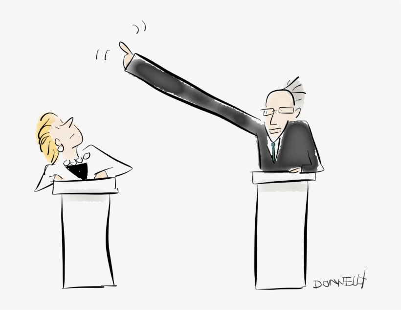 Hillary And Bernie Do Brooklyn - Cartoon, transparent png download