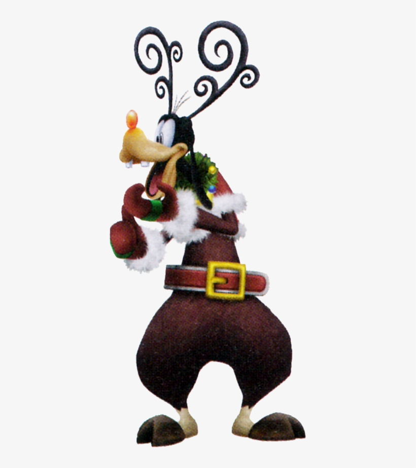 Goofy Reindeer - Kingdom Hearts Christmas Town Costumes, transparent png download