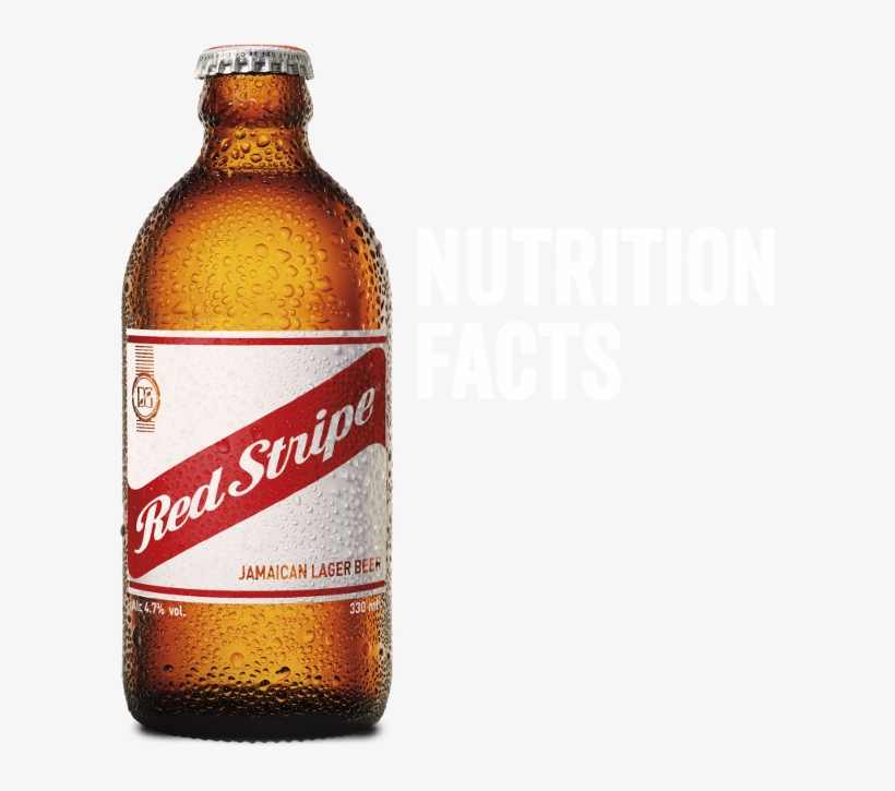 Water, Malted Barley, Glucose Syrup, Hops, Hops Extract - Red Stripe Jamaican Lager - 12 Fl Oz Bottle, transparent png download