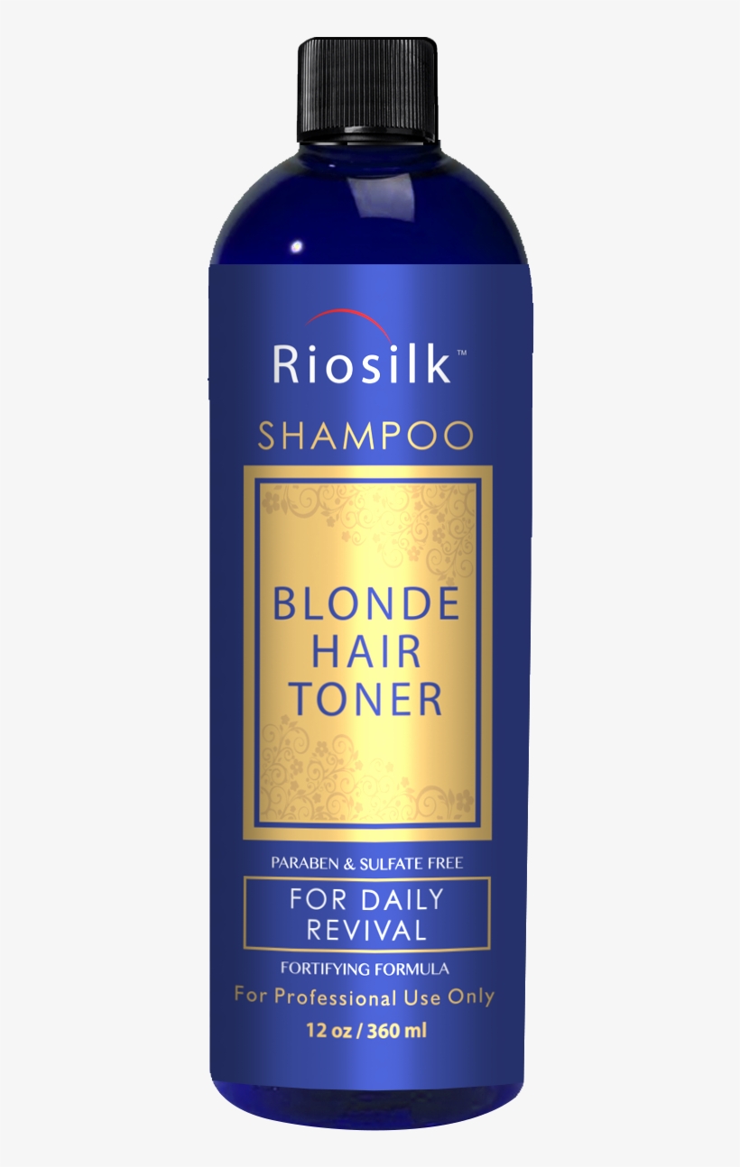 Riosilk Blonde Toner Shampoo 3d - Toner, transparent png download