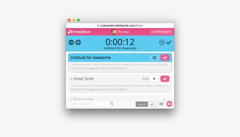 The Freckle Timer - Quickbooks, transparent png download