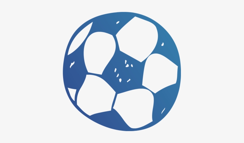 Argentinian Soccer Fan - Blue Soccer Ball Clip Art, transparent png download
