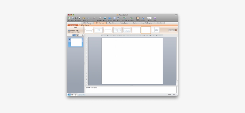 Create Blank Slide Powerpoint Mac - Diagram Of Microsoft Powerpoint, transparent png download