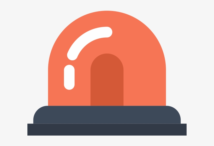 Lamp Vector Police - Red Alarm Png, transparent png download