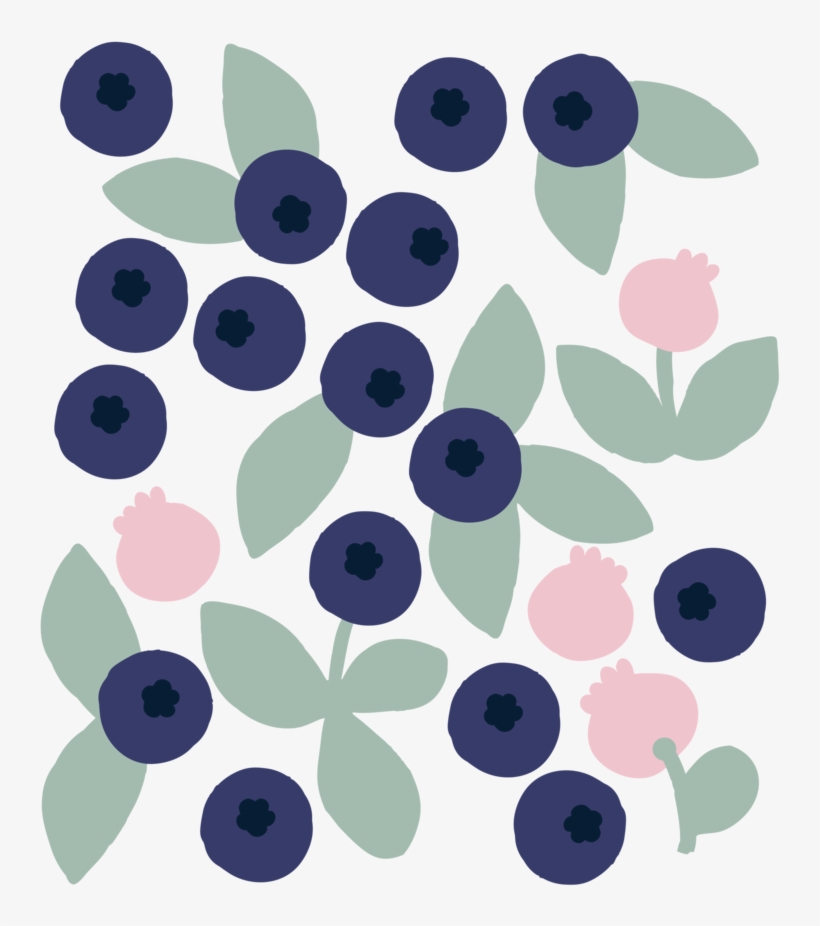 Lottamaija - Blueberries - Circle, transparent png download