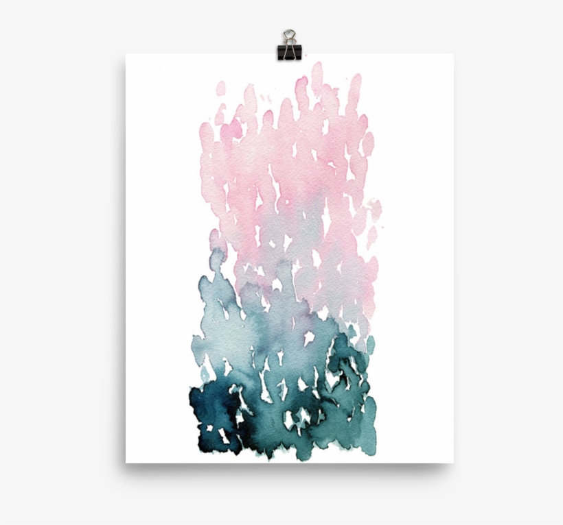 Rise Poster - Watercolor Painting, transparent png download
