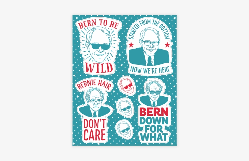 Bernie Sanders Party Stickers - Sticker, transparent png download