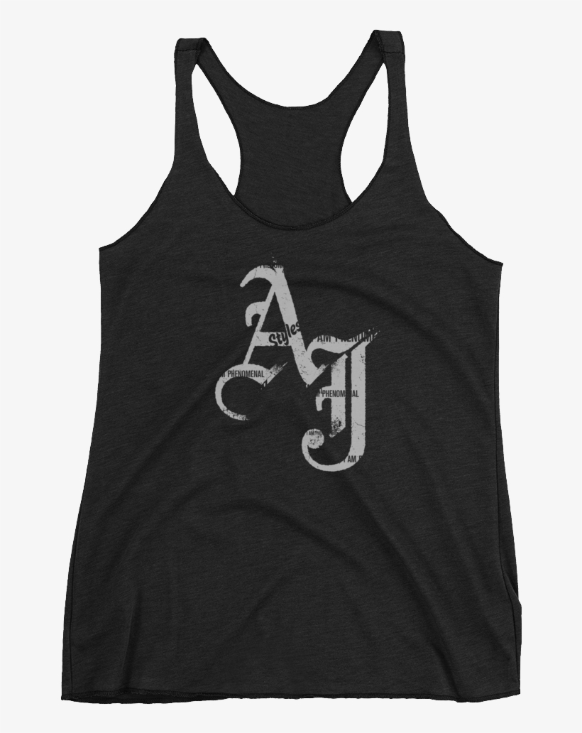 Aj Styles "aj" Women's Racerback Tank - Aj Styles I Am Phenomenal Mens Adult T-shirt Top Lot, transparent png download
