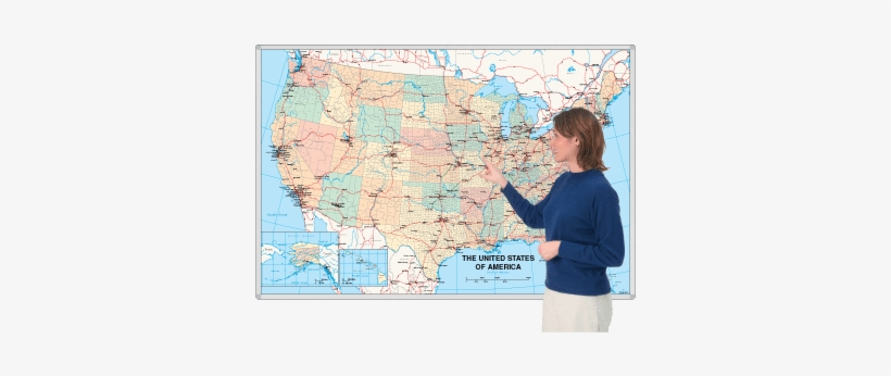 Maps Help Us To Escape, And See Our World From A Different - Wall Map Dry Erase, transparent png download