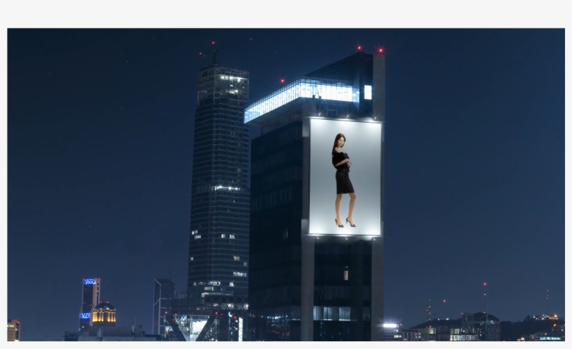 City Skyline Billboard - Los Angeles, transparent png download