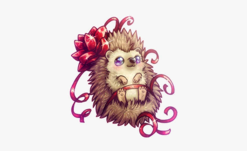 Drawn Hedgehog Kawaii - Hedgehog, transparent png download