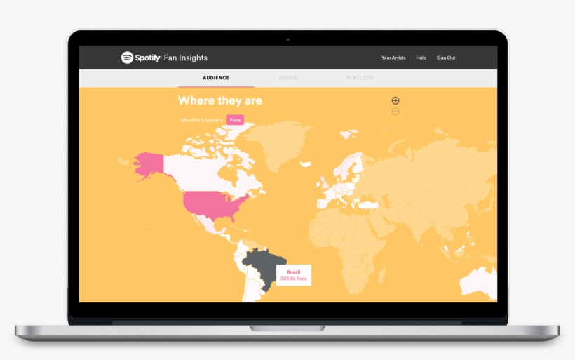 Introducing Spotify Fan Insights - Spotify For Artists Website, transparent png download