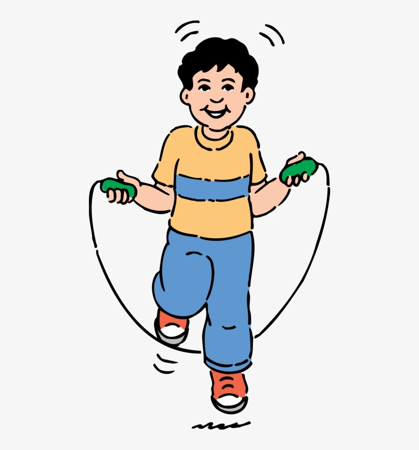 Spider Clipart Kid Png - El Salta La Cuerda, transparent png download