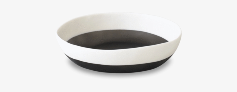 Striped Wide Salad Bowl, transparent png download