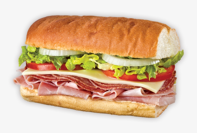 Ham, Salami & Provolone - Ham And Provolone Sub, transparent png download