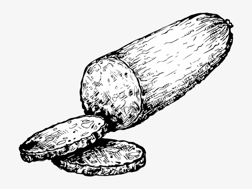 Salami Twhite Bg, transparent png download