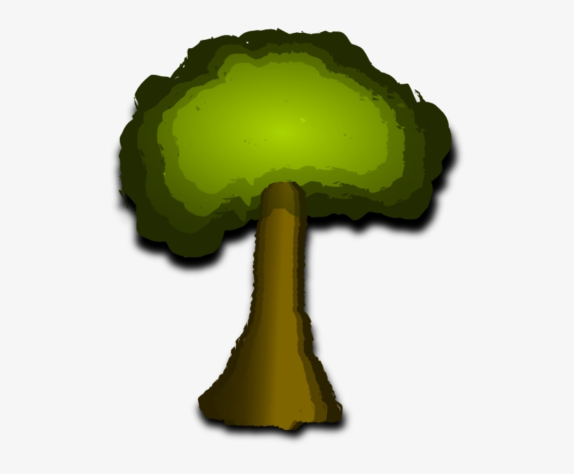 How To Set Use Gradient Green Tree Svg Vector - Tree Gradient, transparent png download