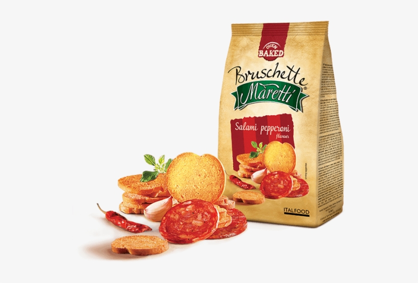 Salami Pepperoni - Bruschette Maretti Png, transparent png download