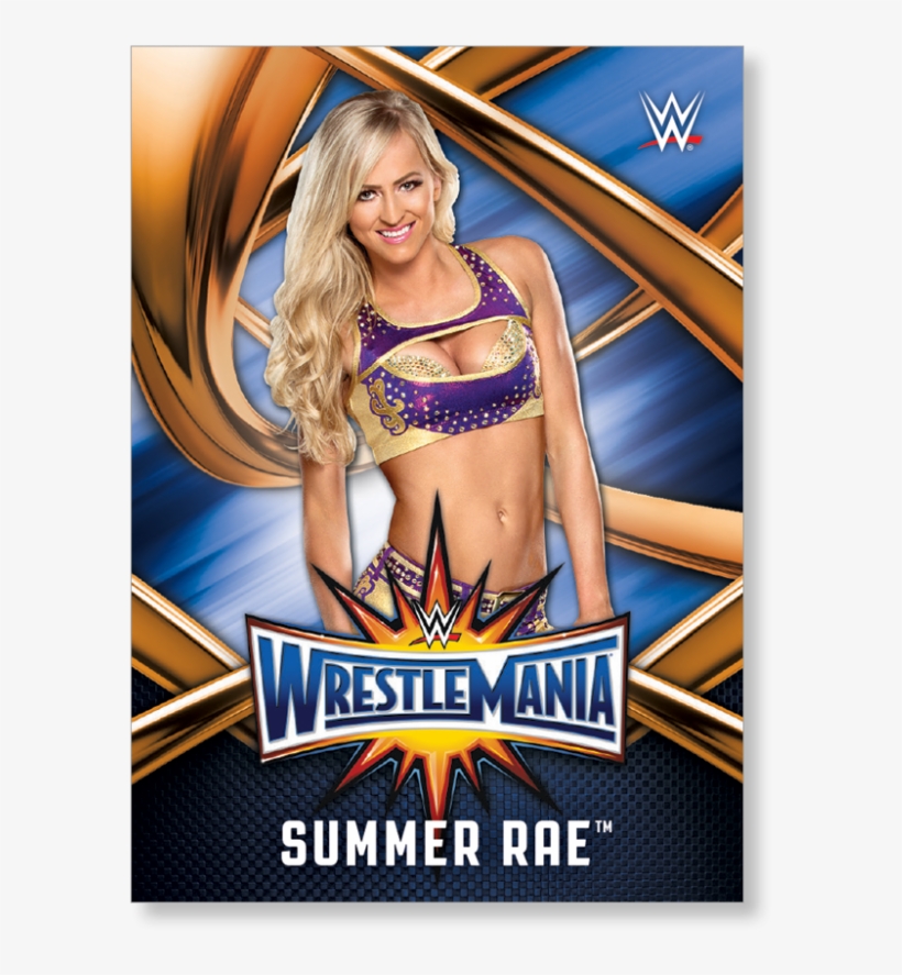 Summer Rae - Wwe Trading Cards 2017, transparent png download
