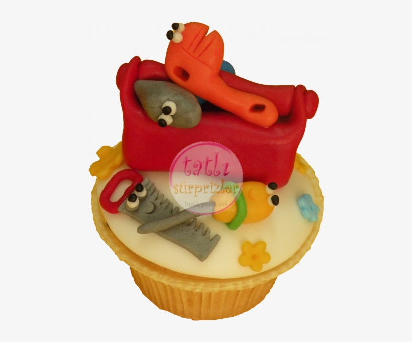 Handy Manny Cupcake - Kuchen, transparent png download