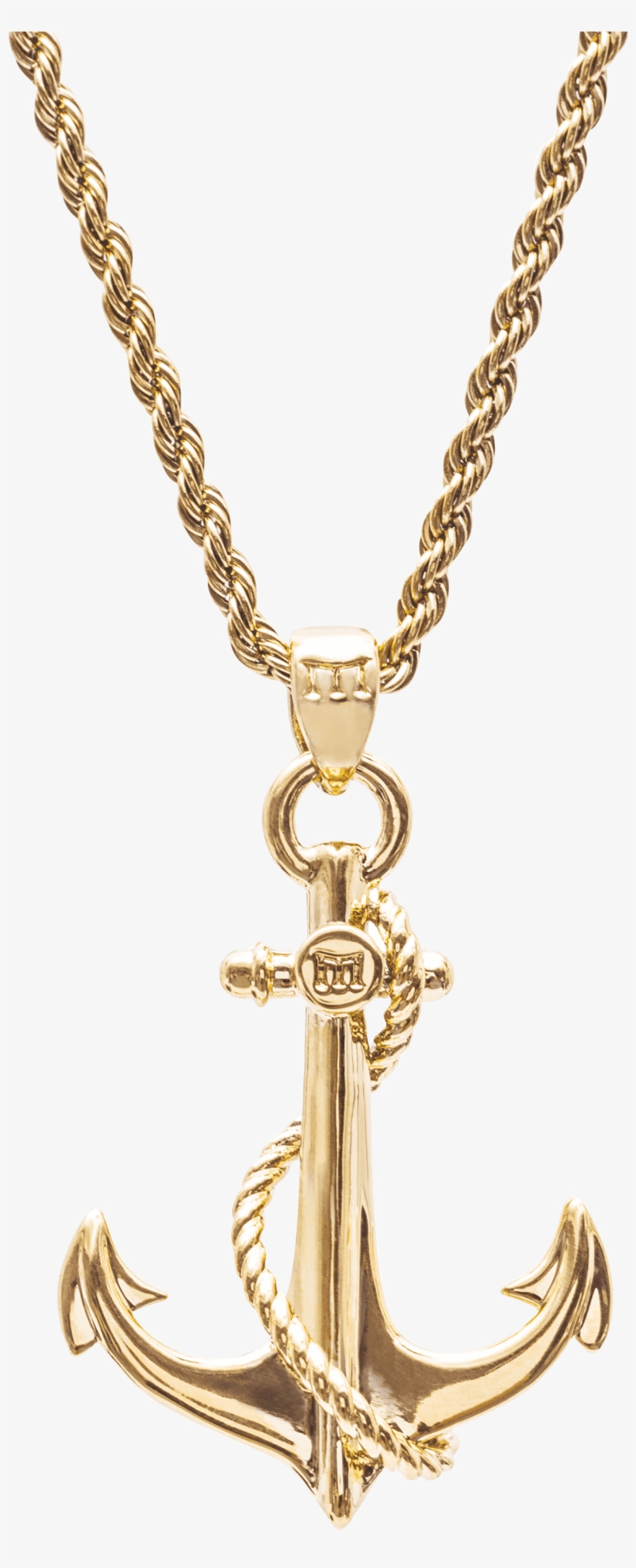 Anchor Chain - Anchor Necklaces, transparent png download