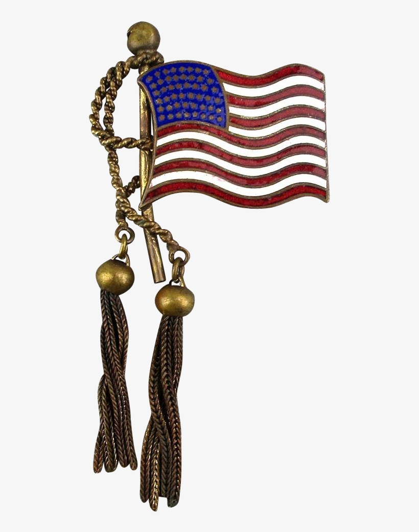 This Original 1940s American Flag Pin Is A Patriotic - Flag Of The United States, transparent png download