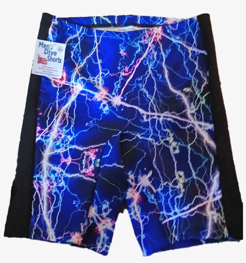 Men's Dive Shorts Lightning, transparent png download
