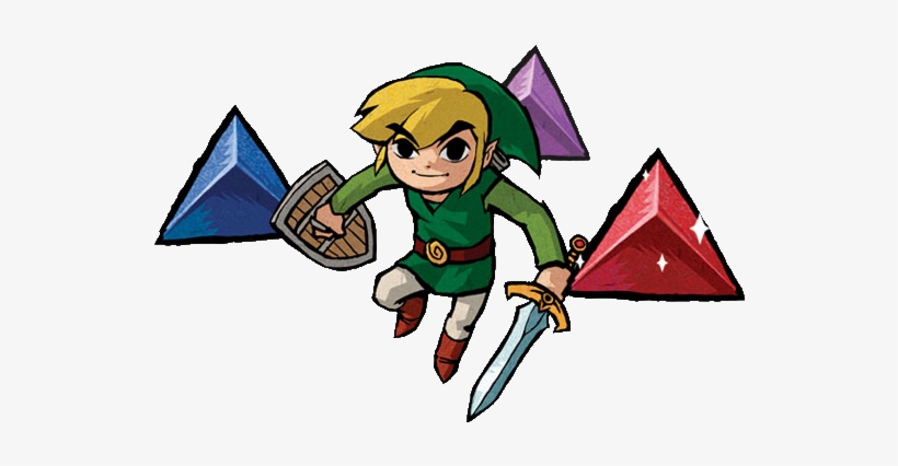 Force Gems Do Share A Similarity To Rupees In That - Four Swords Adventure Artwork, transparent png download