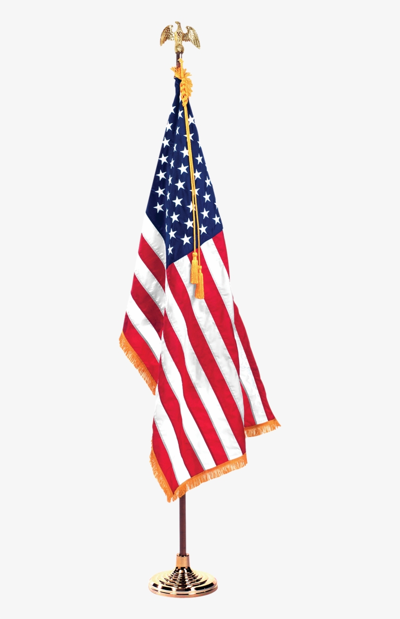 American Flag Cermonial Gift Set - Flag Usa No Wind, transparent png download