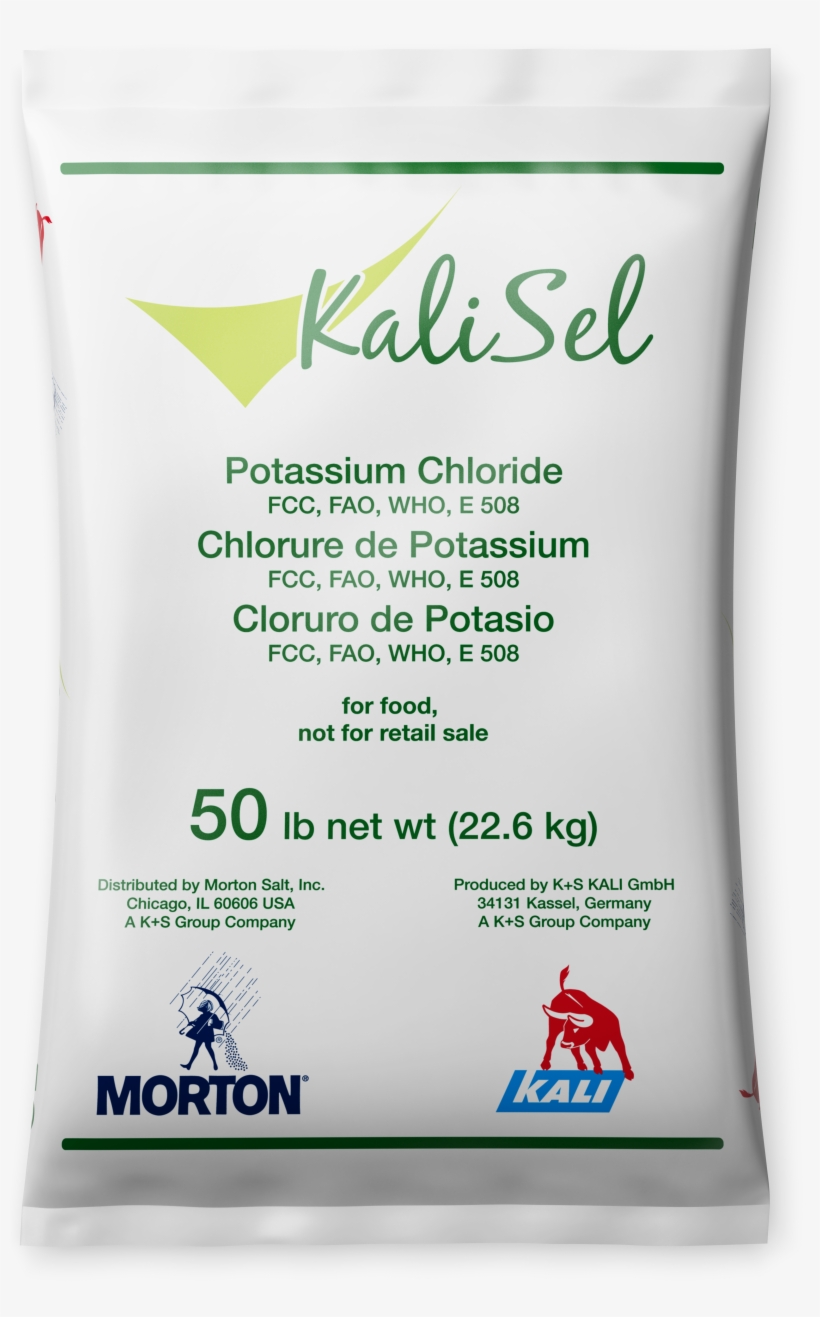 Kalisel Potassium Chloride Morton Salt Png Morton Salt - Potassium Chloride For Industrial Grade, transparent png download