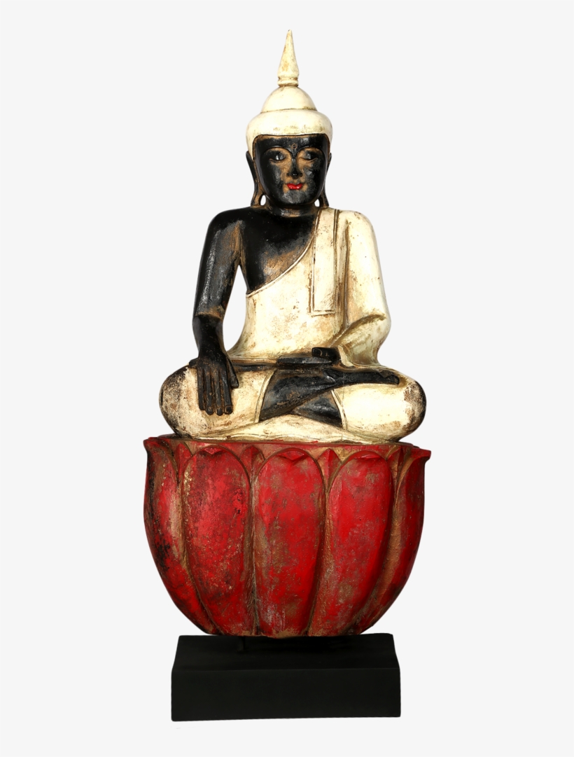 Itlbl Lotus Buddha Statue - Statue, transparent png download
