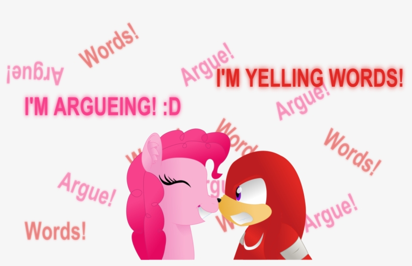 Lillygeneva, Crossover, Knuckles The Echidna, Pinkie - Cartoon, transparent png download