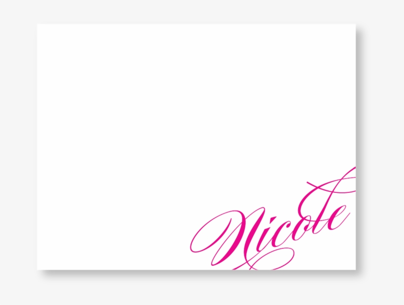 Personal Custom Stationery Note Card, transparent png download