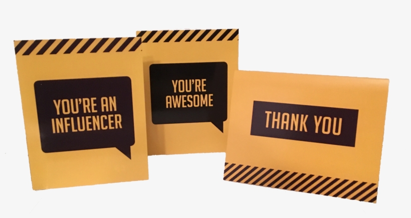 Note Card Set Of - Signage, transparent png download