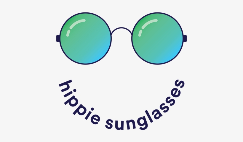 Hippie Sunglasses Gradient Shades Sunglasses Hippie - Sunglasses, transparent png download