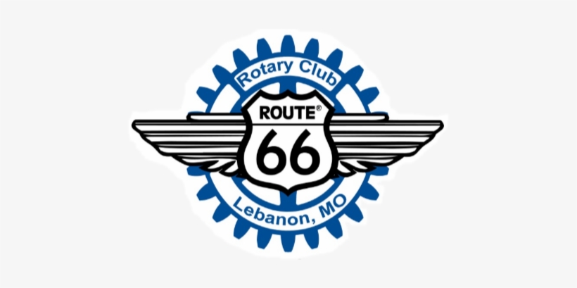 Rotary Route 66 5k Run Of Lebanon Logo - Rotary Club Of Fort Myers, transparent png download