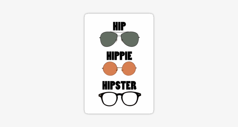 Makes A Fun Sticker Too - Hipster, transparent png download