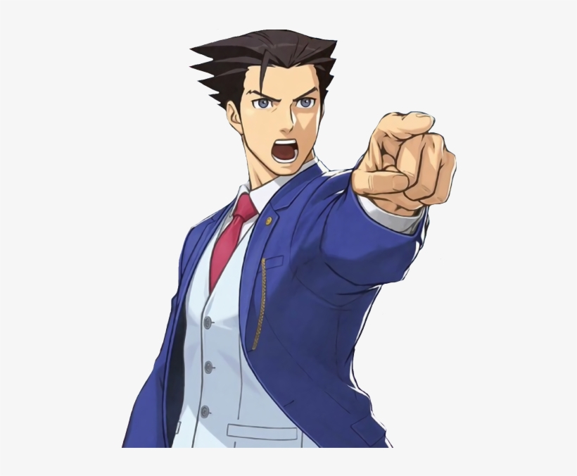 I've Been Replaying Several Of These Games In The Last - Ace Attorney Phoenix Wright Transparent, transparent png download