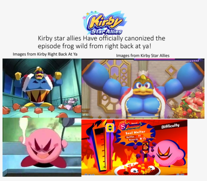 Yup, Nintendo/hal Still Remembers The Anime, So That's - Devil Kirby Star Allies, transparent png download