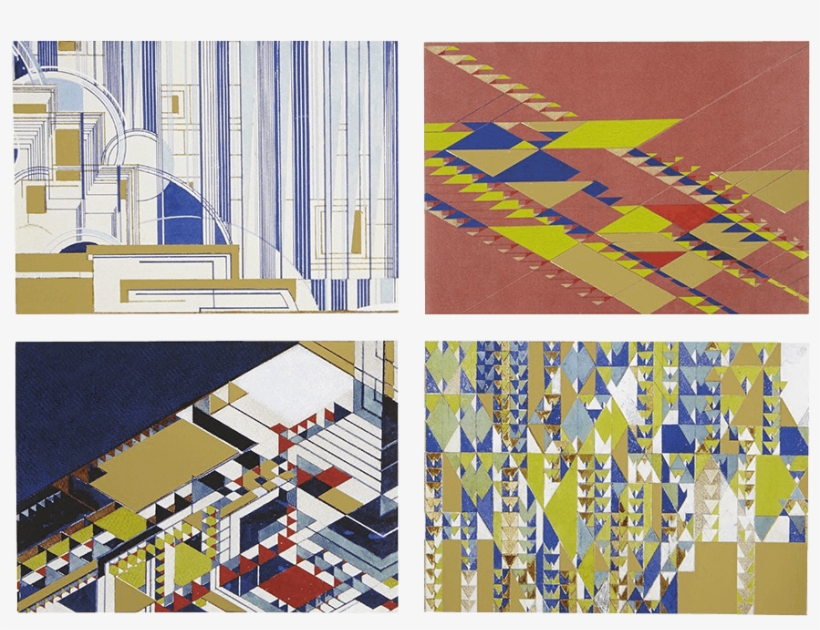 Flw Designs Luxe Notecard - Frank Lloyd Wright Designs Luxe Notecard Set, transparent png download