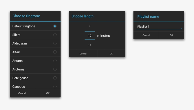Samples Of Android Dialog Box - Actions Android, transparent png download