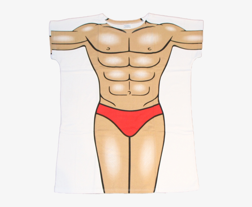 Red Speedo Men's Cover Up - T-shirt, transparent png download