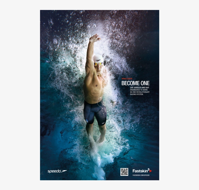 Speedo Fastskinf Lochte - Swimsuit, transparent png download