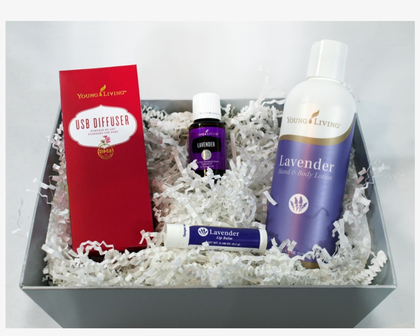 Young Living Essential Oil Gift Basket, transparent png download